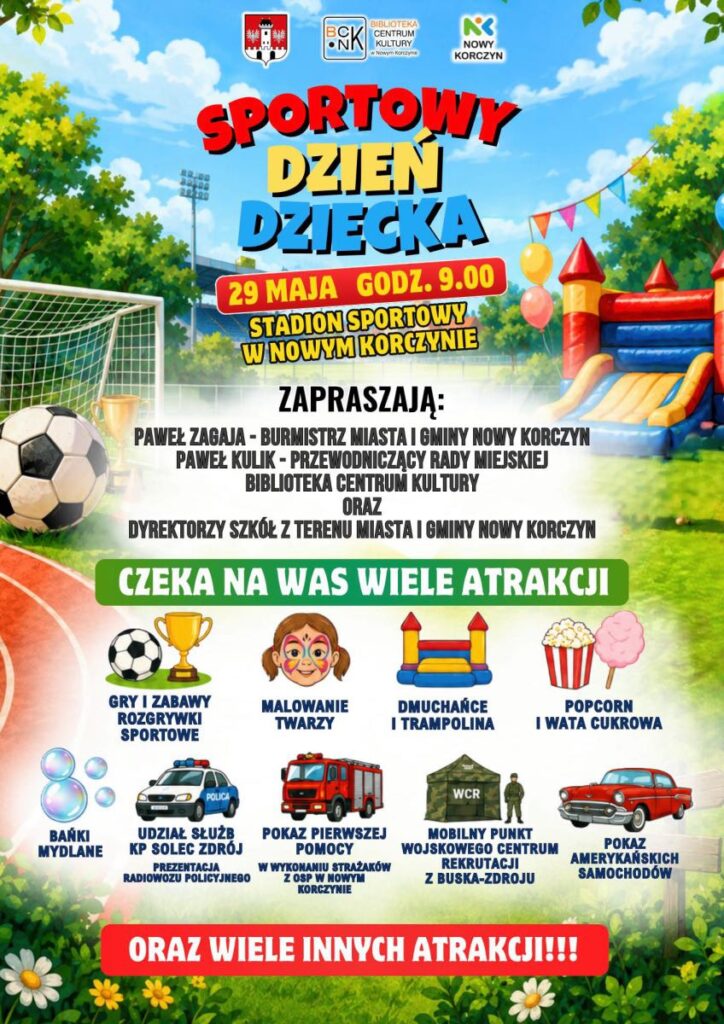 Sportowy Dzień Dziecka w Nowym Korczynie sportowy dzień dziecka w nowym korczynie