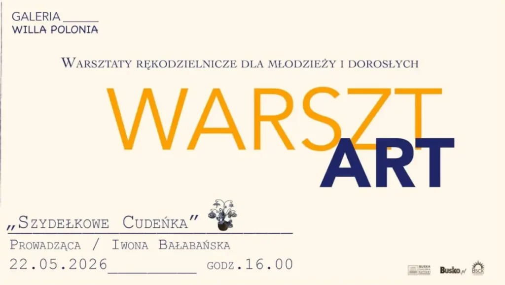 Szydełkowe Cudeńka w Willi Polonia w Busku-Zdroju