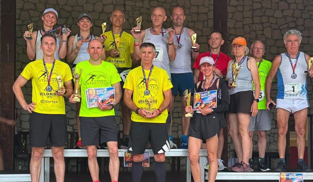 Athletics Busko-Zdrój zdominował IX Bieg Wolności w Kijach. Piotr Sztuk ustanowił rekord trasy.