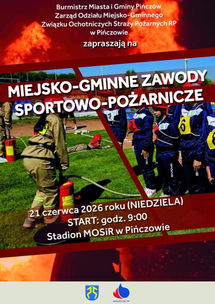 Miejsko-Gminne Zawody Sportowo-Pożarnicze 2026 w Pińczowie
