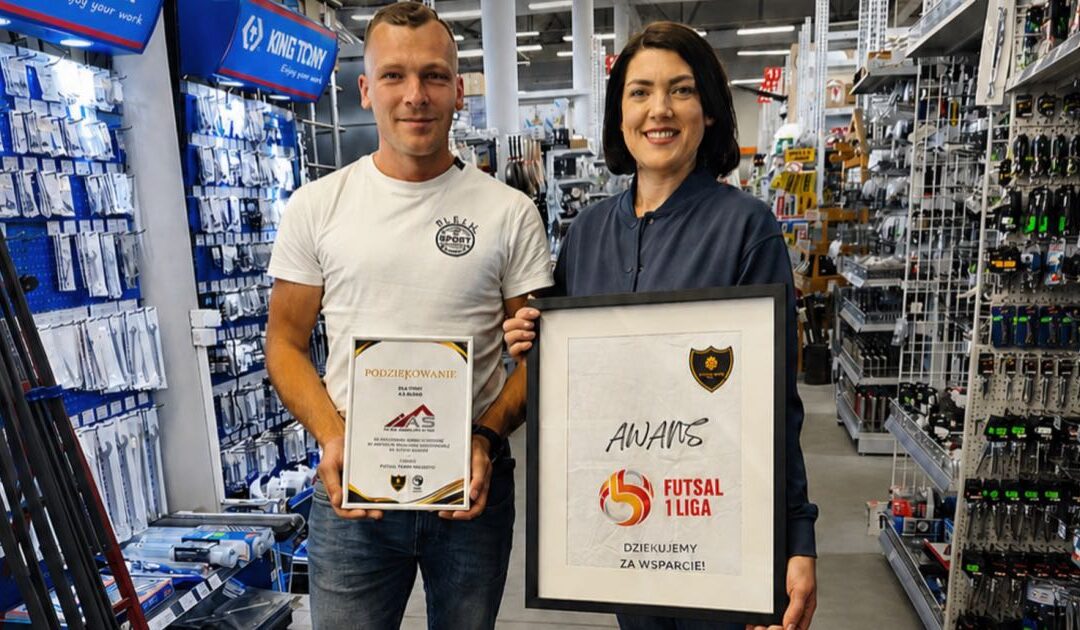 Sklep wielobranżowy AS Busko wspiera drogę Futsal Team Busko-Zdrój do 1. Ligi Futsalu.