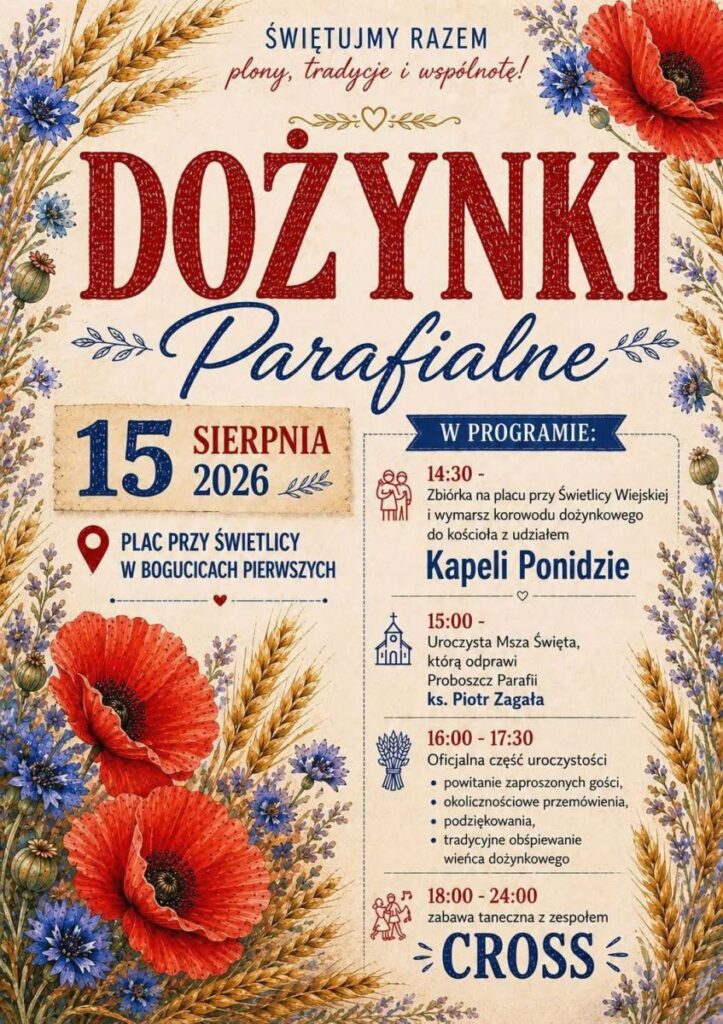 Dożynki Parafialne w Bogucicach Pierwszych