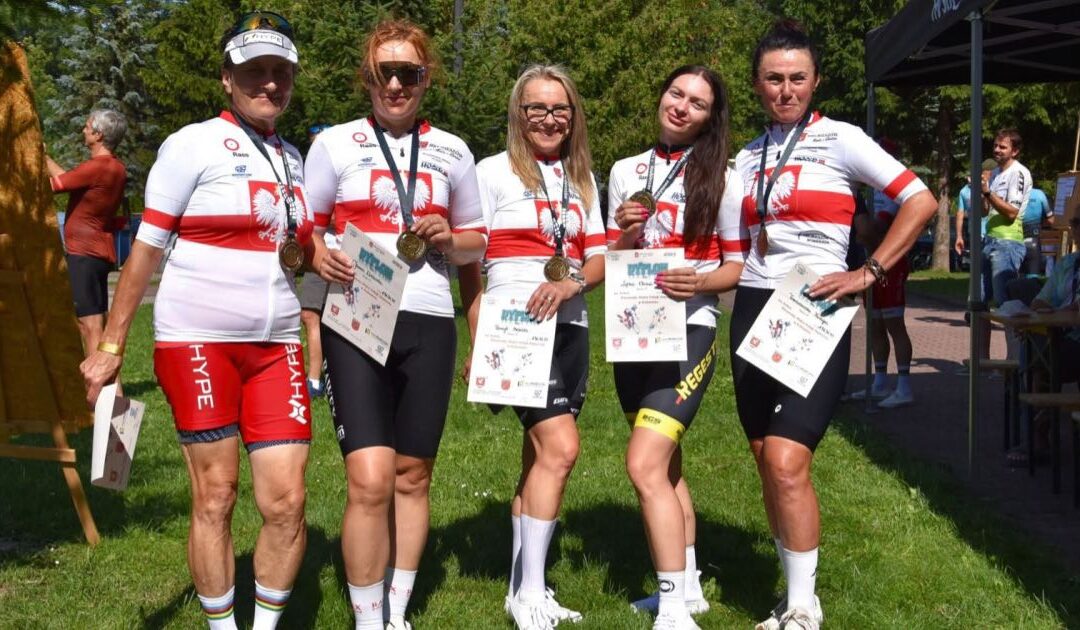 Mieszkanka Buska-Zdroju Mistrzynią Polski Amatorów. Olena Lipiec ze złotym medalem w kolarstwie drużynowym.