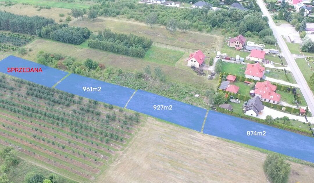 Na sprzedaż trzy atrakcyjne działki budowlane w Busku-Zdroju przy ul. Widuchowskiej