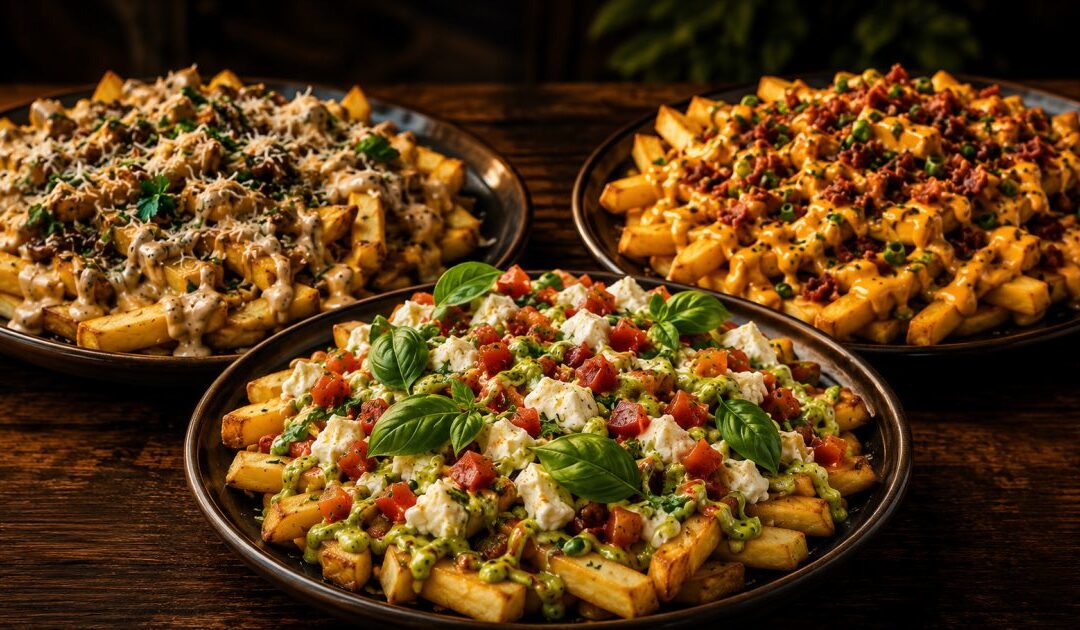 Loaded Fries na stałe w menu Kościuszki 18 Bar & Street Food w Busku-Zdroju. Do wyboru trzy smakowite wersje.