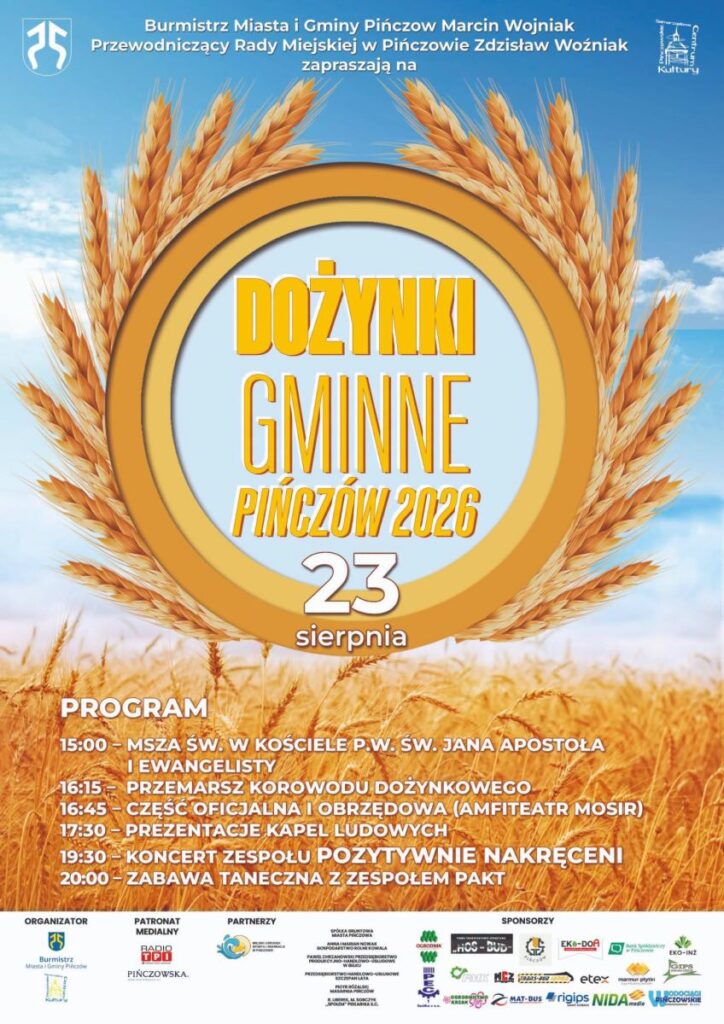 dożynki Dożynki Gminne Pińczów 2026