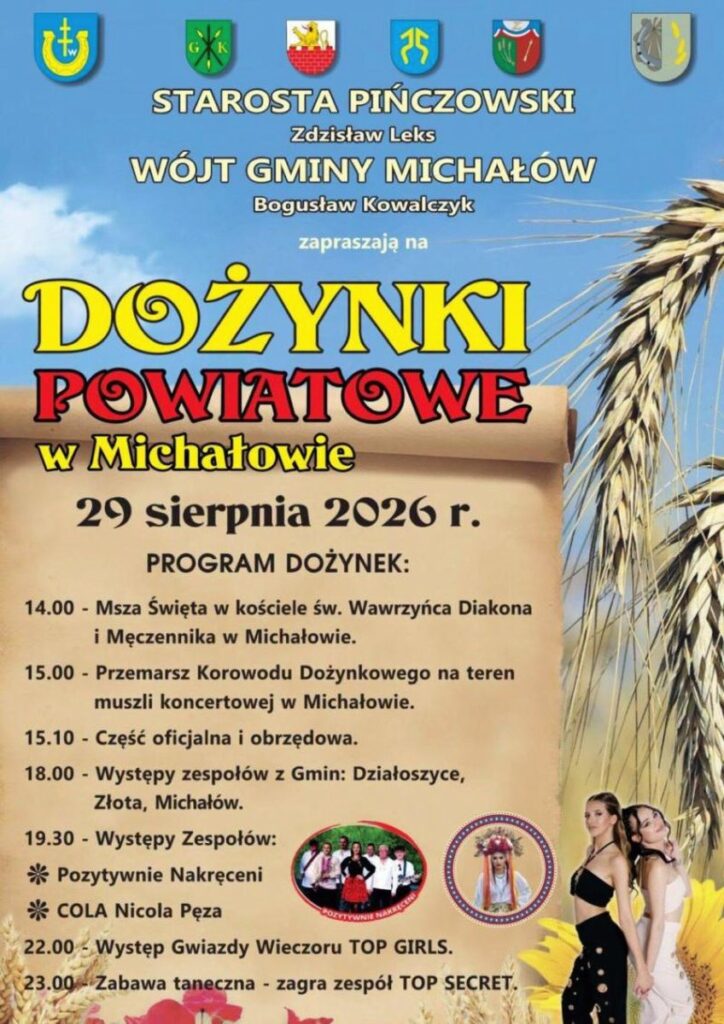Dożynki Powiatowe 2026 w Michałowie Dożynki Powiatowe 2026 w Michałowie