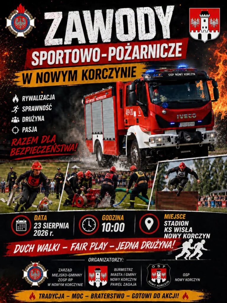 Gminne Zawody Sportowo-Pożarnicze w Nowym Korczynie