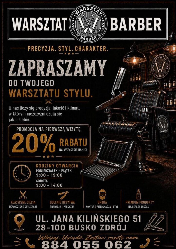 barber warsztat barber busko-zdrój