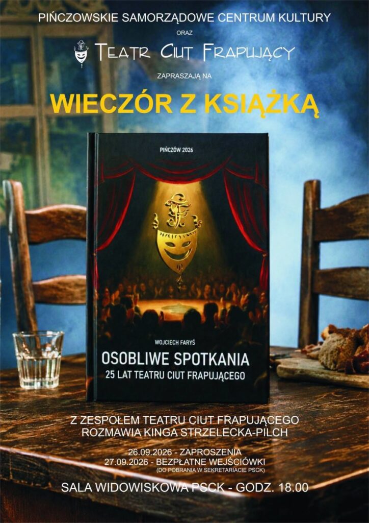 osobliwe spotkania wieczór z książką - teatr ciut frapujący
