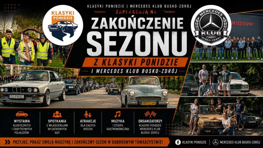 rozpoczęcie sezonu zakonczenie sezonu z klasyki ponidzie i mercedes klub busko-zdrój