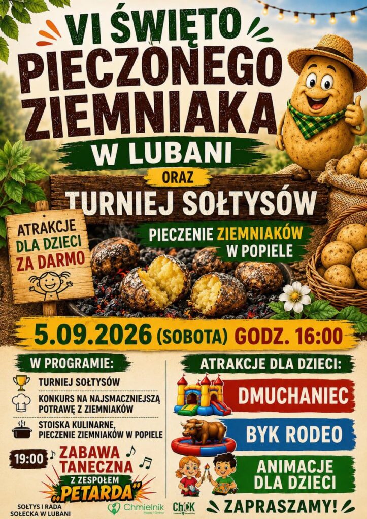 święto pieczonego ziemniaka VI Święto Pieczonego Ziemniaka w Lubani