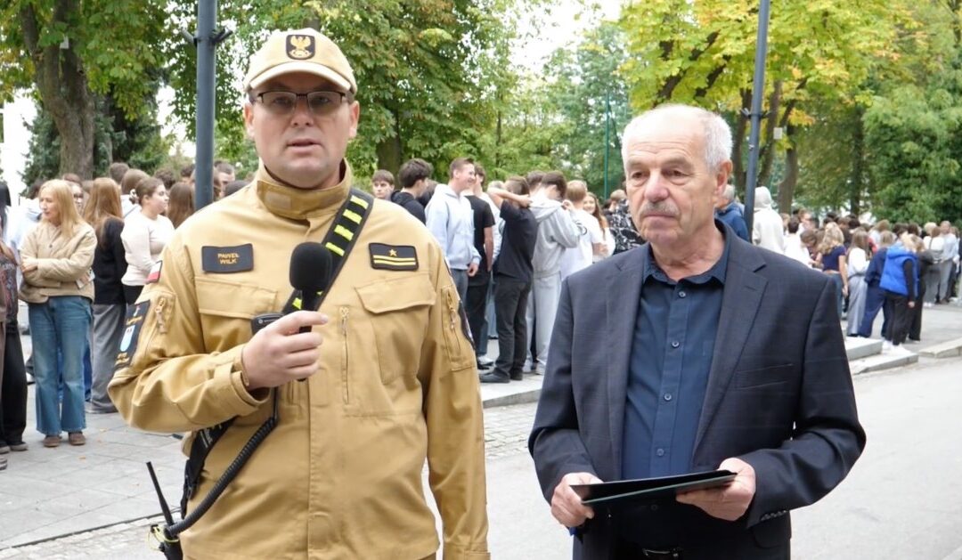 Ćwiczenia ewakuacyjne w ZSP Kopernik zakończone powodzeniem