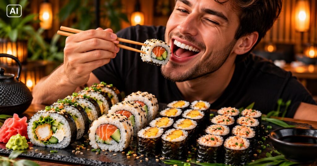 Jesienne smaki pojawiły się w Fit Cake Busko dzień chłopaka w ikki sushi w busku-zdroju