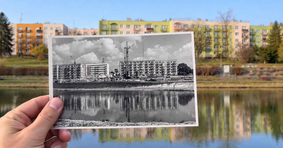 Środowe wspomnienia z Buska-Zdroju. Osiedle Andersa w budowie i po latach