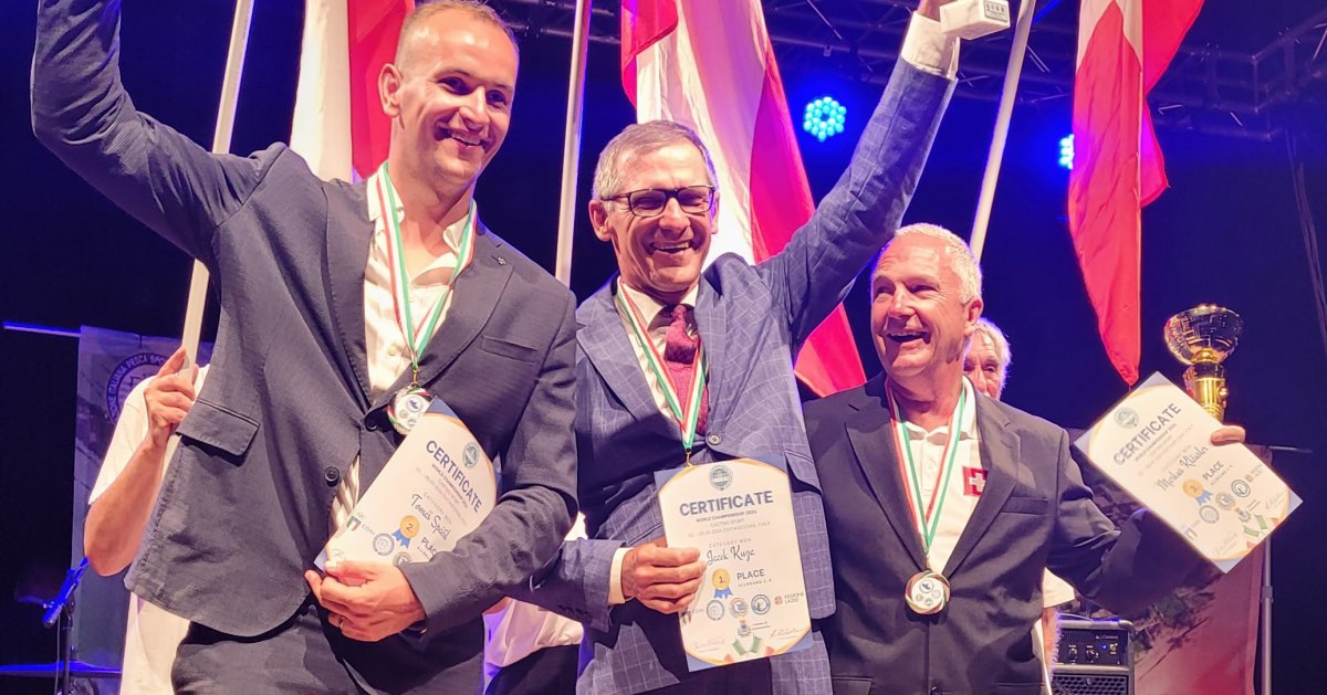 jerzy kuza z buska-zdroju mistrzem świata w wędkarstwie rzutowym