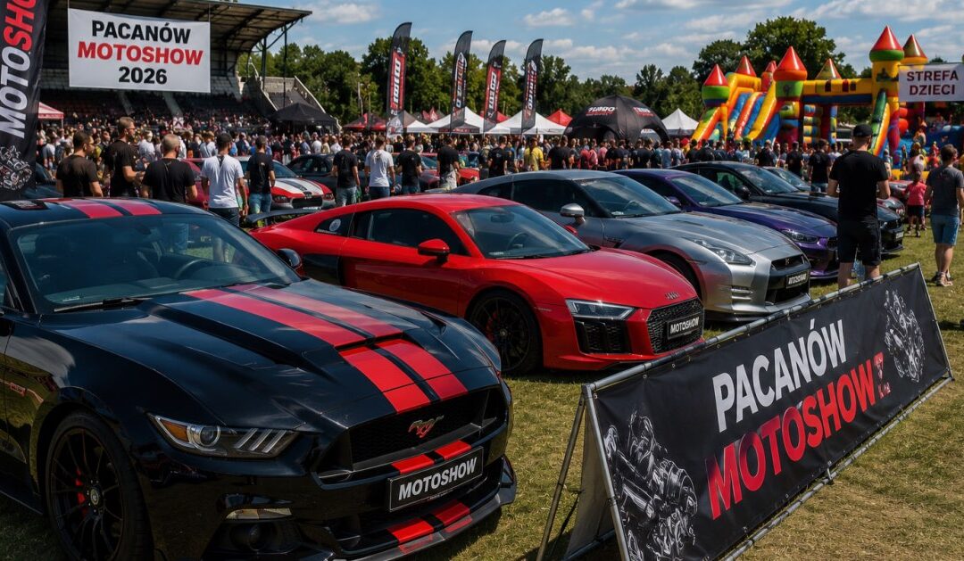 Pacanów Motoshow 2026 z atrakcjami dla dzieci. Dmuchańce i zabawy dla najmłodszych!