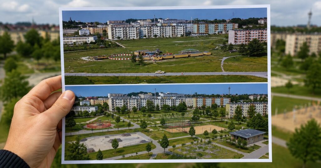 środowe fotografie tereny rekreacyjne przy kusocinskiego