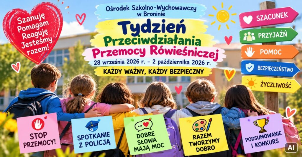 Udane starty zawodników Athletics Busko-Zdrój tydzien przeciwdzialania przemocy rowiesniczej w broninie