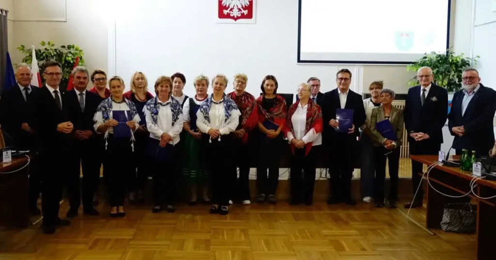 Koła gospodyń uhonorowane za dożynkowe wieńce