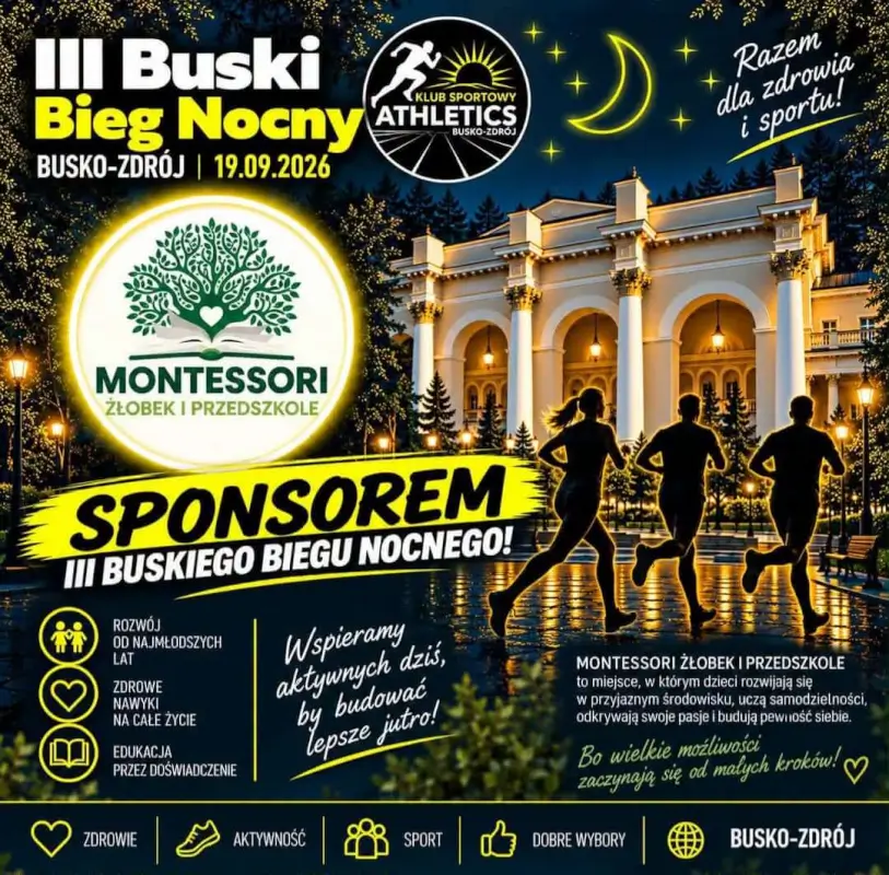 Montessori w Owczarach wspiera III Buski Bieg Nocny Montessori w Owczarach wspiera III Buski Bieg Nocny