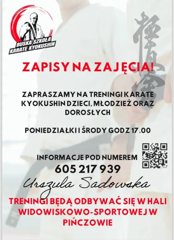 Ruszyły zapisy na treningi karate kyokushin w Pińczowie Ruszyły zapisy na treningi karate kyokushin w Pińczowie