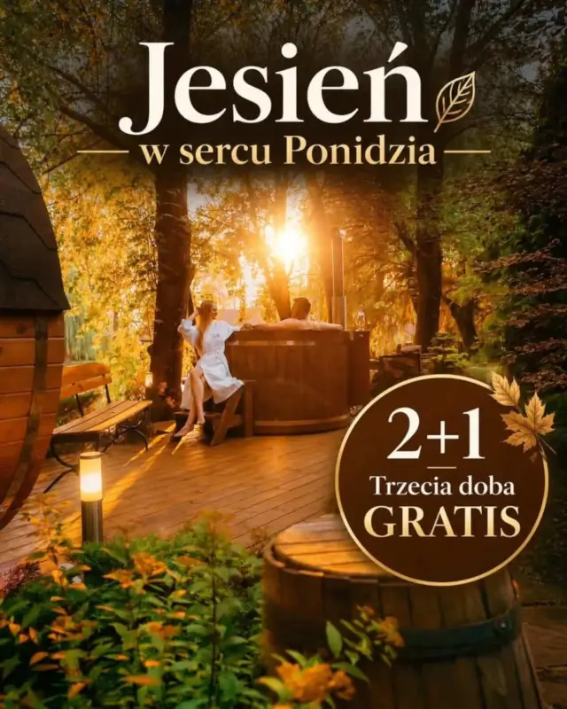Jesienny pobyt nad Nidą z trzecią dobą gratis Jesienny pobyt nad Nidą z trzecią dobą gratis