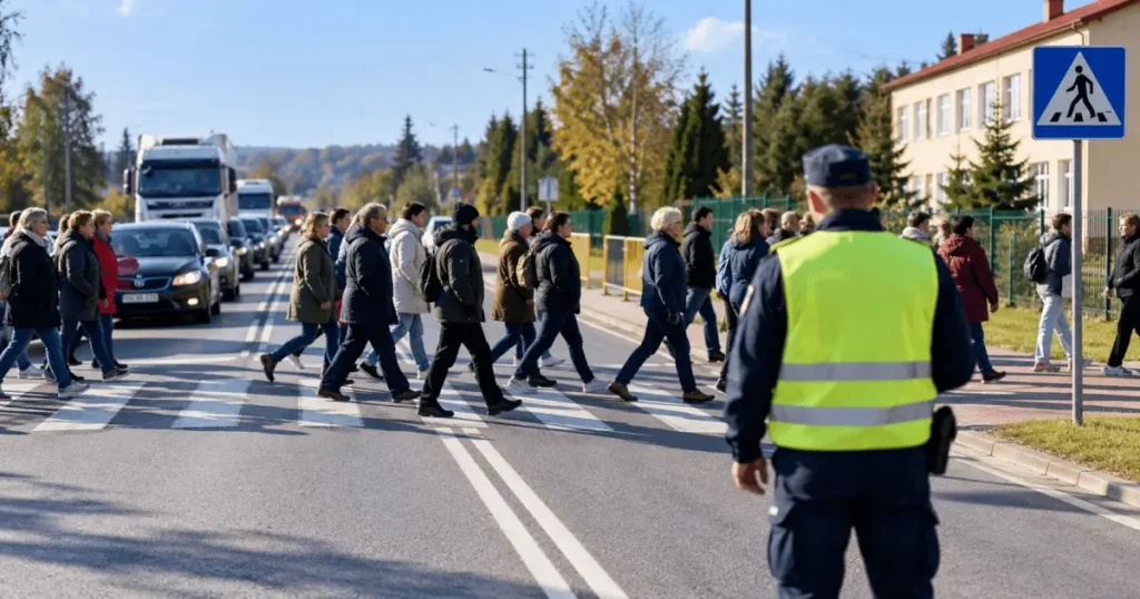 Utrudnienia na DW973 w Dobrowodzie. Kierowcy muszą liczyć się z blokadą drogi