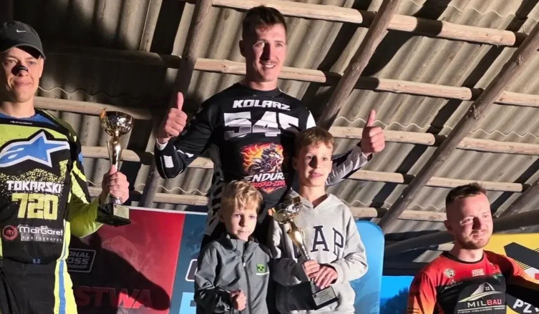 Łukasz Kolarz z dwoma zwycięstwami w Pucharze Polski w Motocrossie
