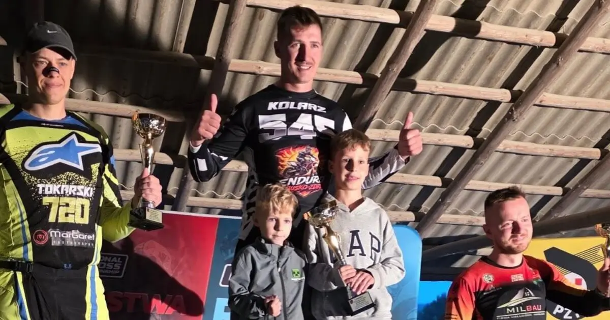 Łukasz Kolarz z dwoma zwycięstwami w Pucharze Polski w Motocrossie