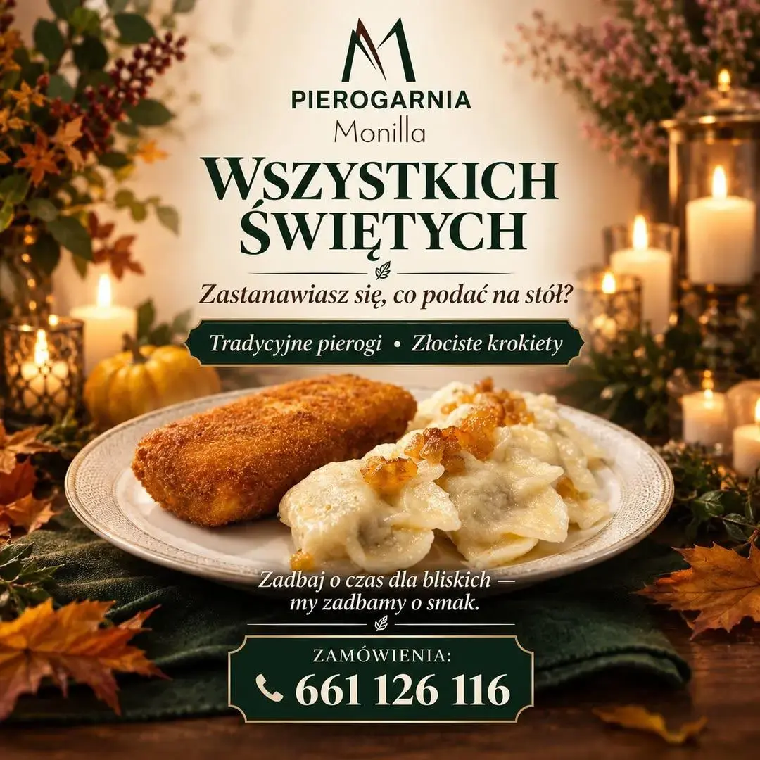 Pierogarnia Monilla – oferta pierogów i krokietów na Wszystkich Świętych