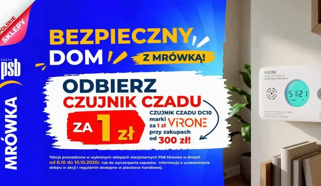 PSB Mrówka rusza z akcją „Bezpieczny dom z Mrówką”