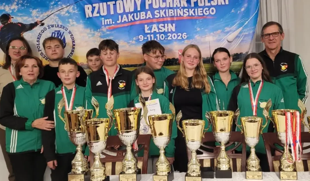 Wędkarze z Buska-Zdroju z medalami Drużynowych Mistrzostw Polski i Pucharu Polski